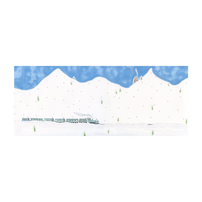 Winter Train, 9" x 24"