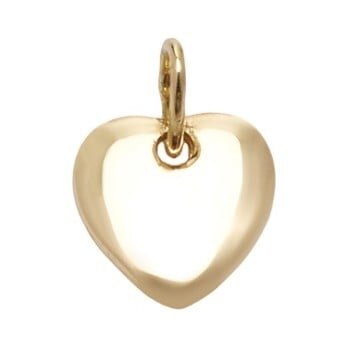 14k Gold Little Heart Charm String Bracelet