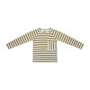 Striped Knit Sweater, Olive - Sweaters - 1 - thumbnail
