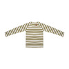 Striped Knit Sweater, Olive - Sweaters - 2