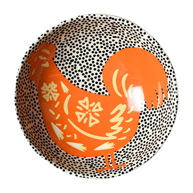 Chinese Zodiac Bowl Accent Bowl, Rooster