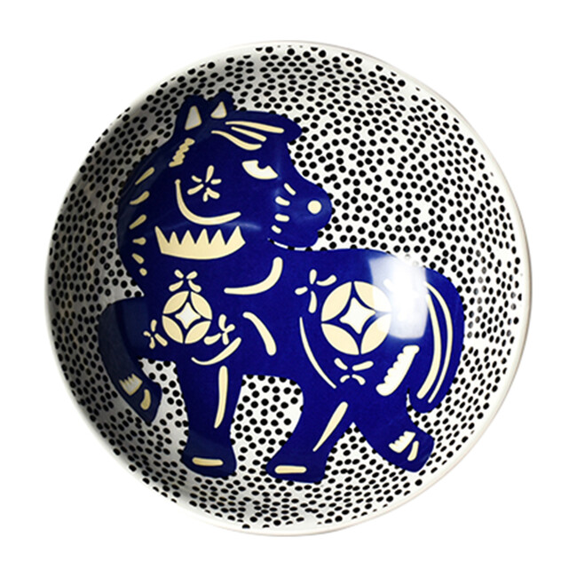 Chinese Zodiac Bowl Accent Bowl, Horse