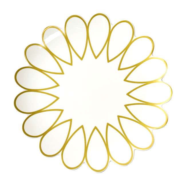 Scallop Platter, Gold - Accents - 1