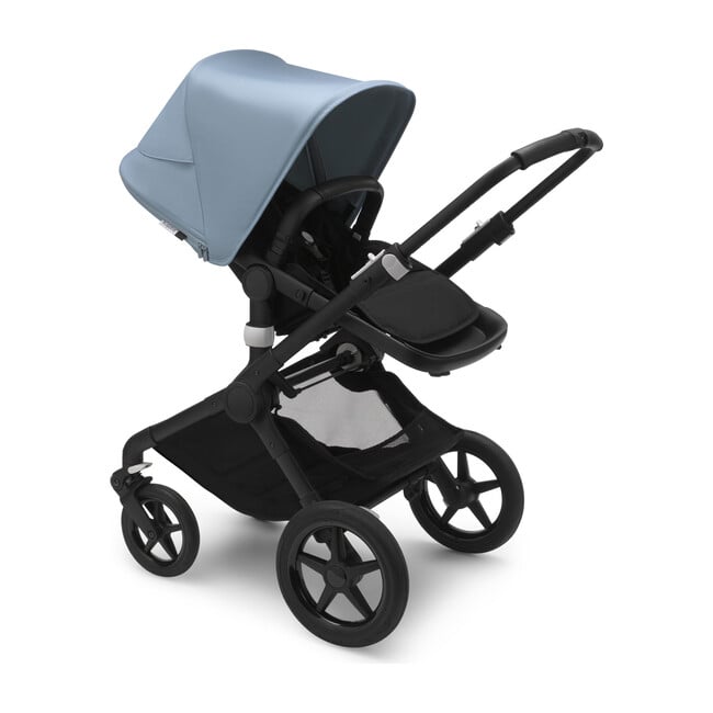 Bugaboo Fox2 Complete, Black Base & Black Seat with Blue Canopy