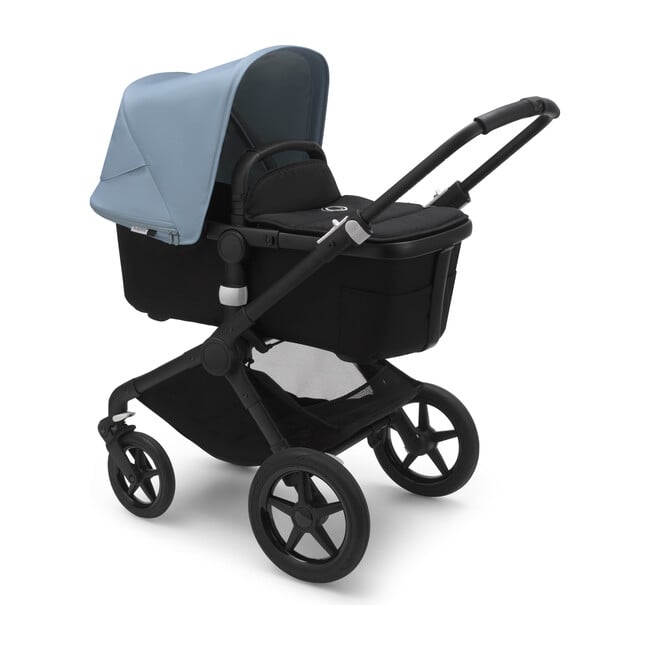 Bugaboo Fox2 Complete, Black Base & Black Seat with Blue Canopy