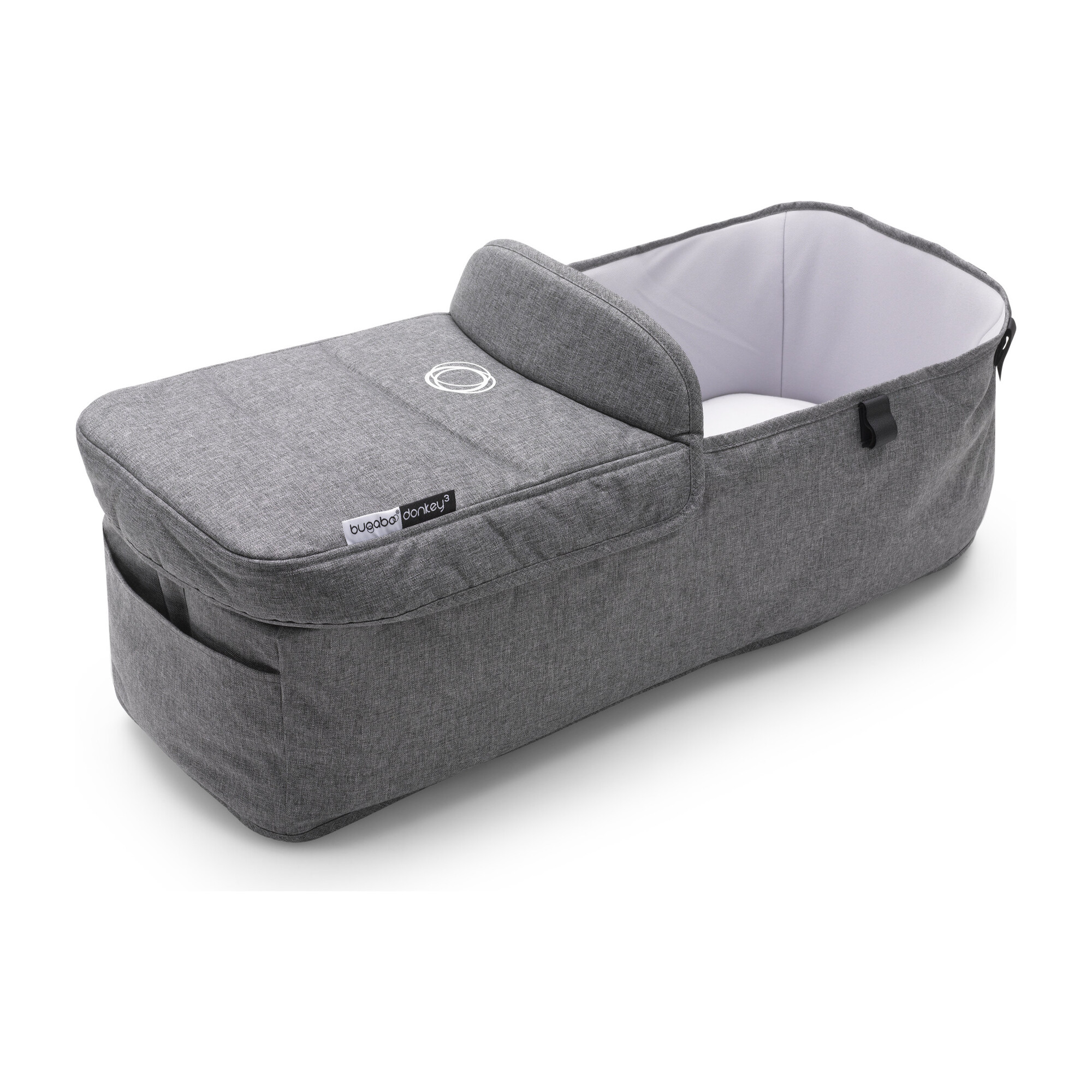 Bugaboo Donkey3 Fabric Complete, Grey Melange Gear Strollers