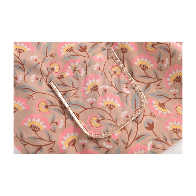 Mara Raincoat, Khaki Folk Flowers - Raincoats - 7