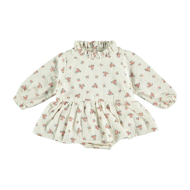 Floral Dress, Off White