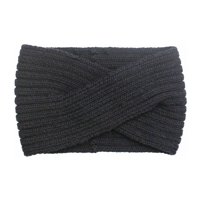 Knitted Headband, Black
