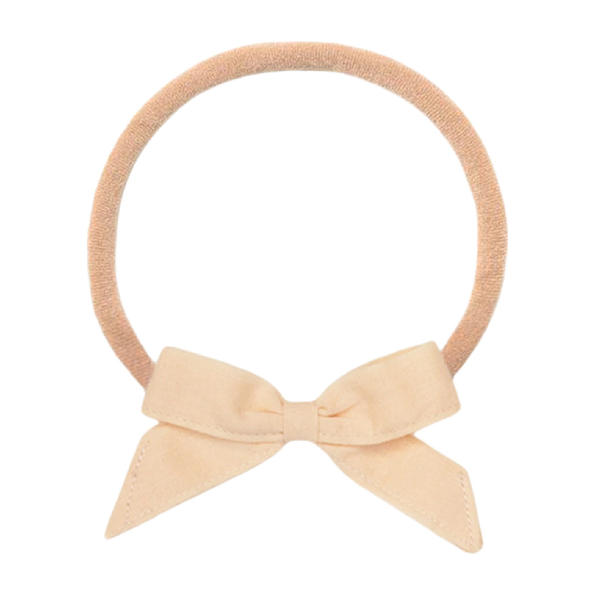peach baby headband
