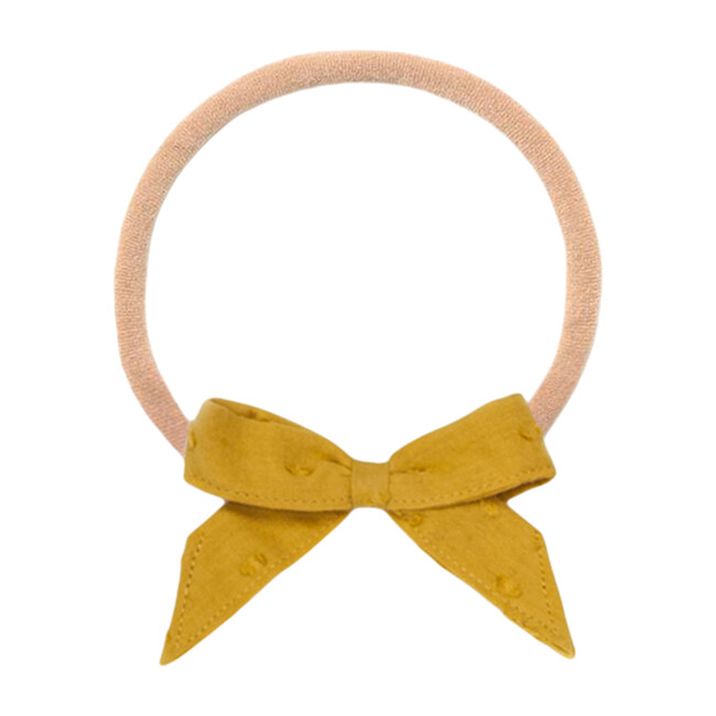 peach baby headband