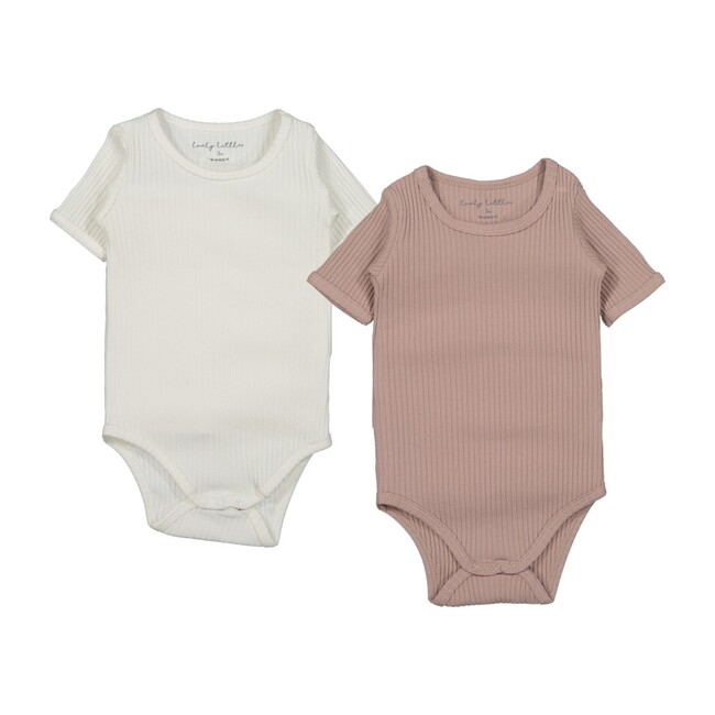 mauve baby onesie