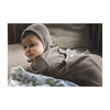 Ribbed Romper & Bonnet Bundle, Taupe - Mixed Apparel Set - 2