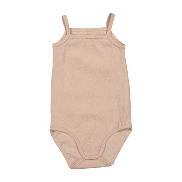 Cotton Tank Onesie, Blush Baby Girl Clothing Rompers