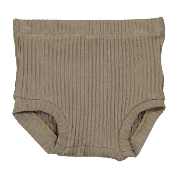 Ribbed Bloomers, Taupe