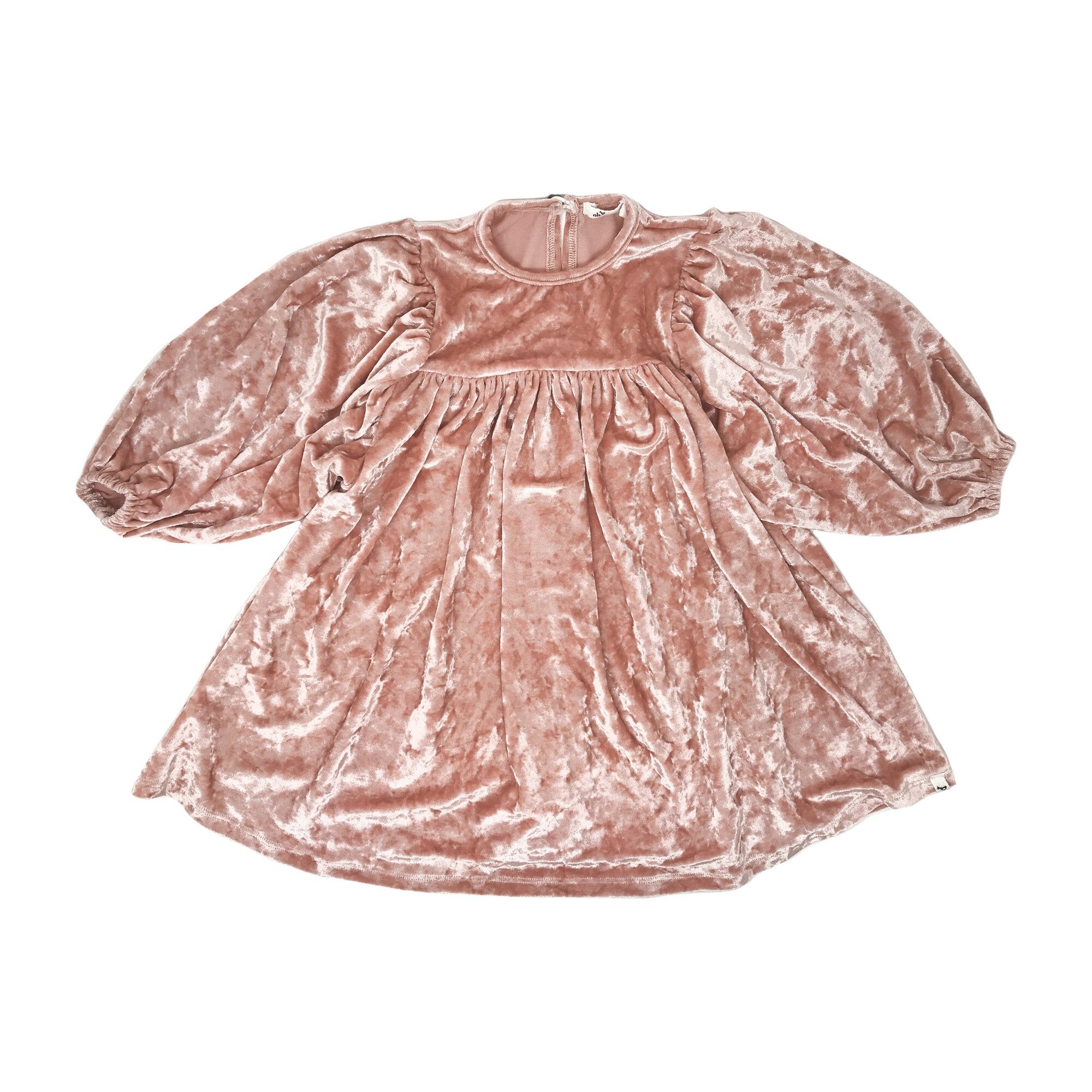 Raphael Velvet Dress, Pale Pink Crush - Kids Girl Clothing Dresses ...