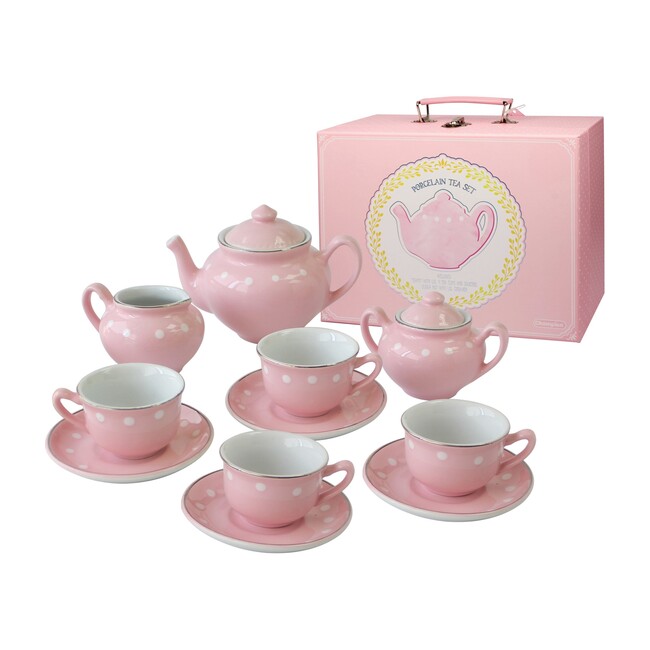 Porcealain Tea Set, Pink