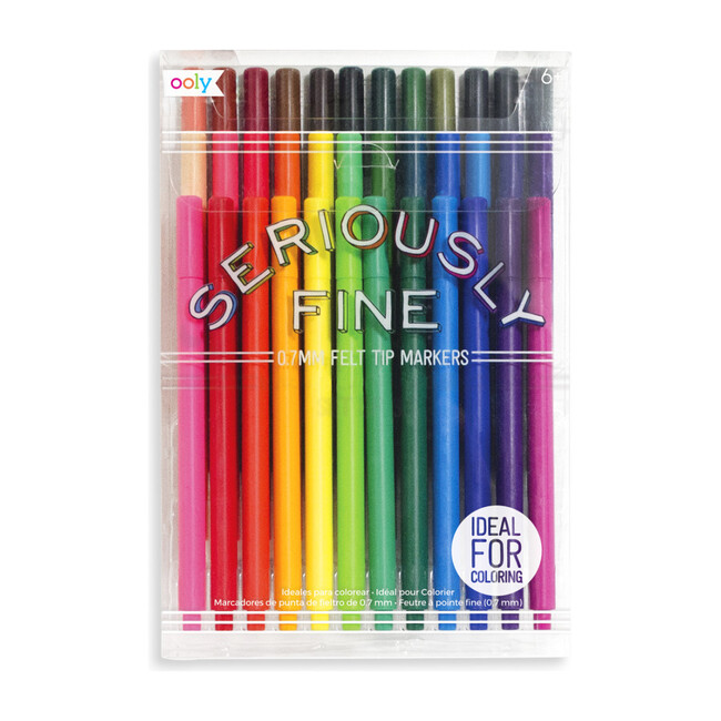 Seriously Fine Felt Tip Markers - Arts & Crafts - 1