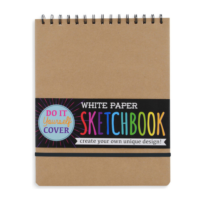 Image of White DIY Cover Sketchbook