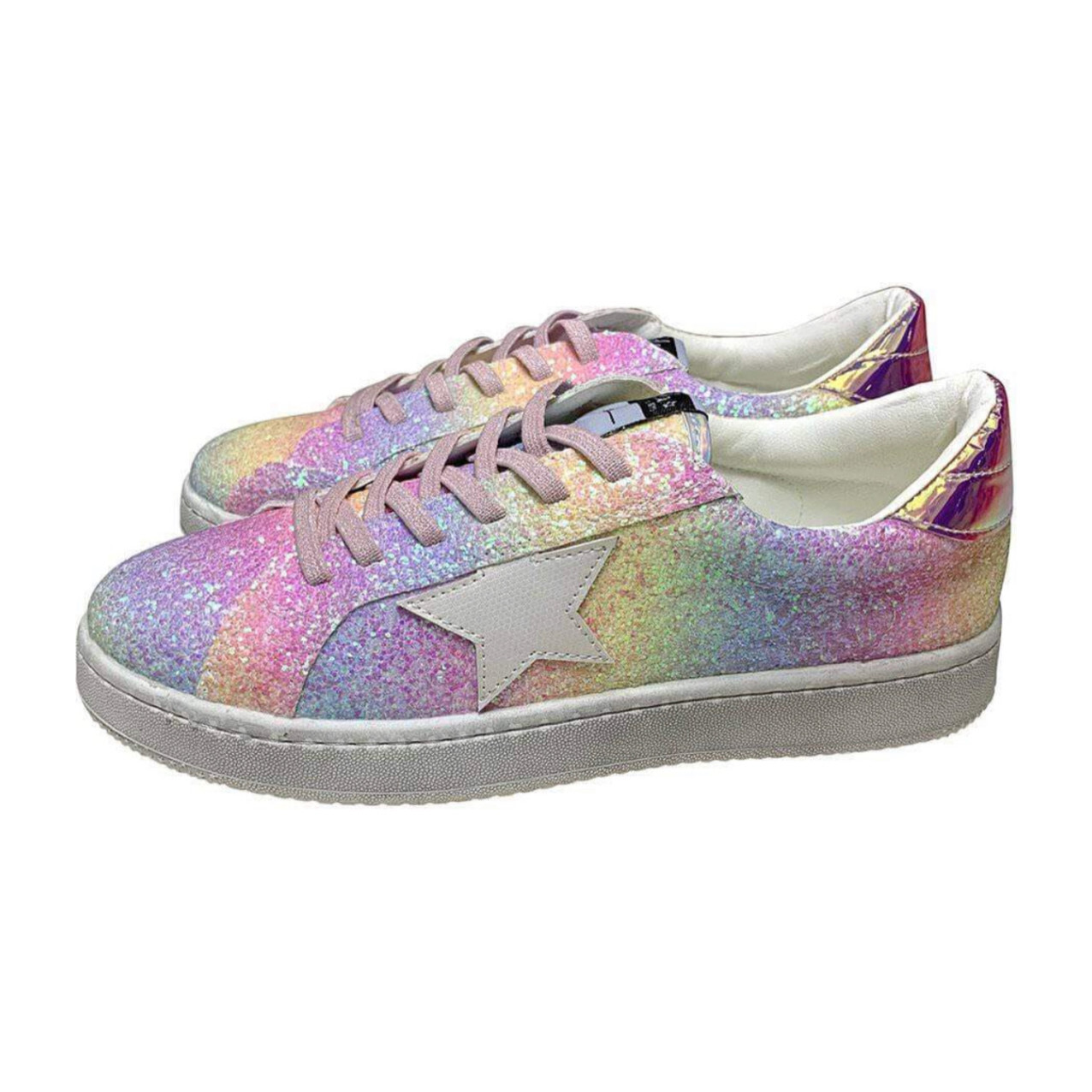 star girl glitter sneakers