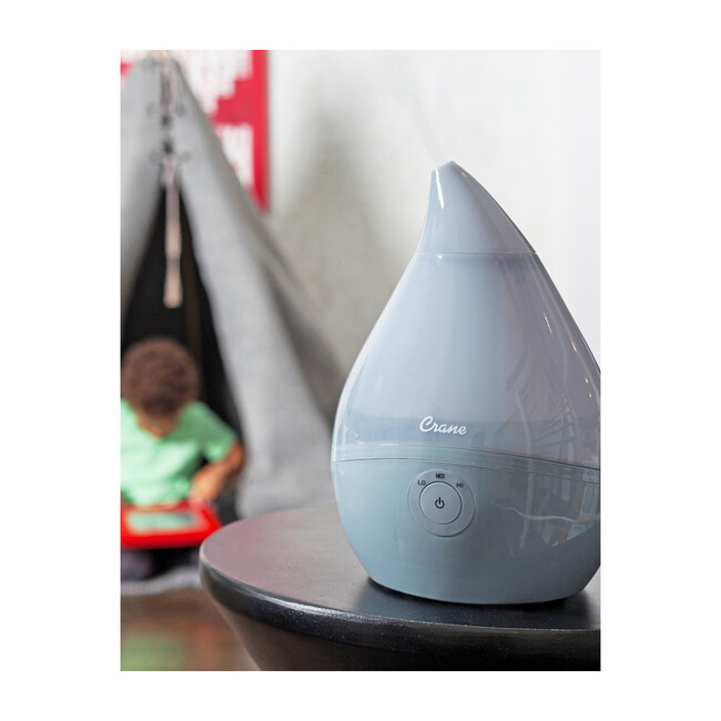 Droplet Ultrasonic Cool Mist Humidifier, Grey