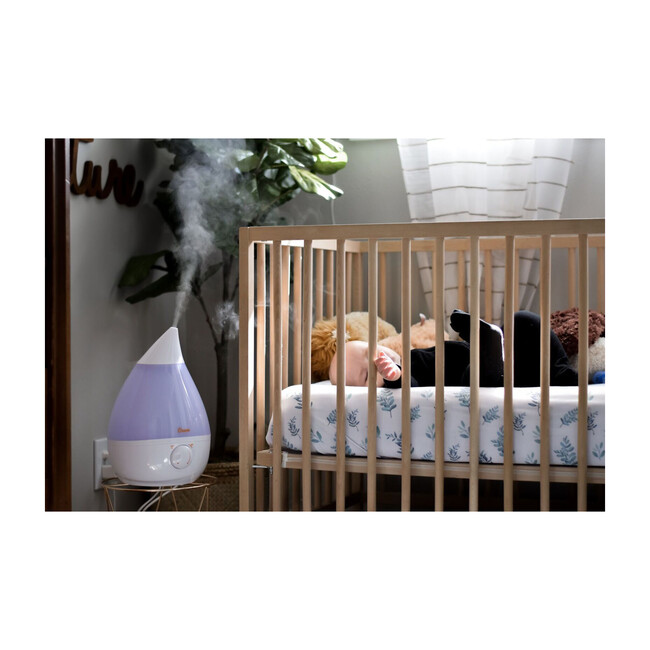 Ultrasonic Cool Mist Drop Shape Humidifier, White