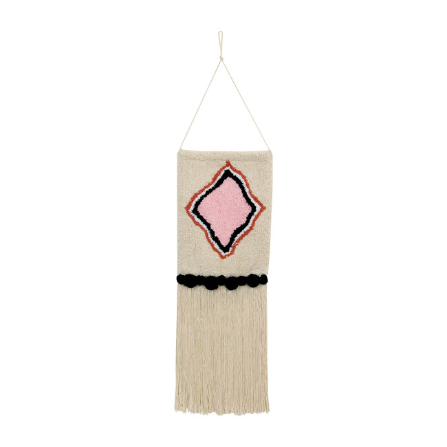 Morocco Wall Hanging, Pink/Natural - Wall Décor - 1