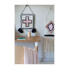 Cross Wall Hanging, Pink/Black - Wall Décor - 4