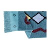 Draa Washable Rug, Blue - Rugs - 4