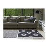 Diamonds Washable Rug, Black - Rugs - 4