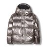 Snowflow Down Puffer Coat, Silver - Puffers & Down Jackets - 1 - thumbnail