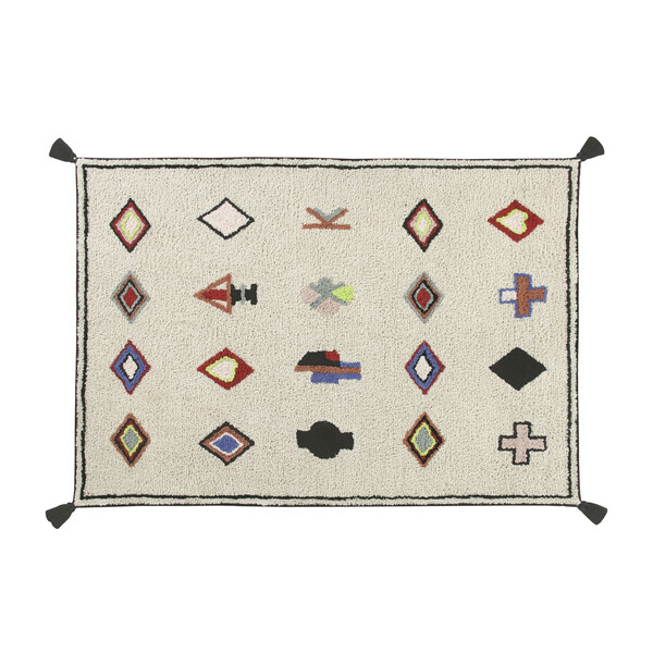 Naador Washable Rug, Multi