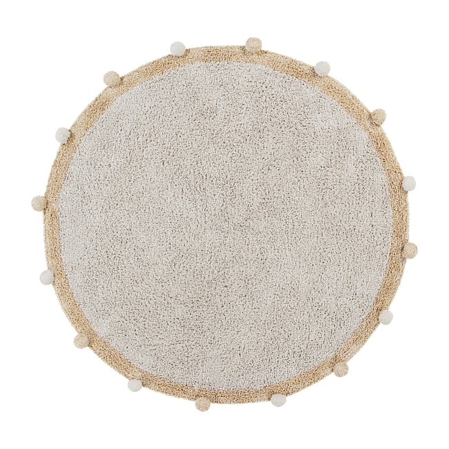 Bubbly Washable Rug, Natural/Honey