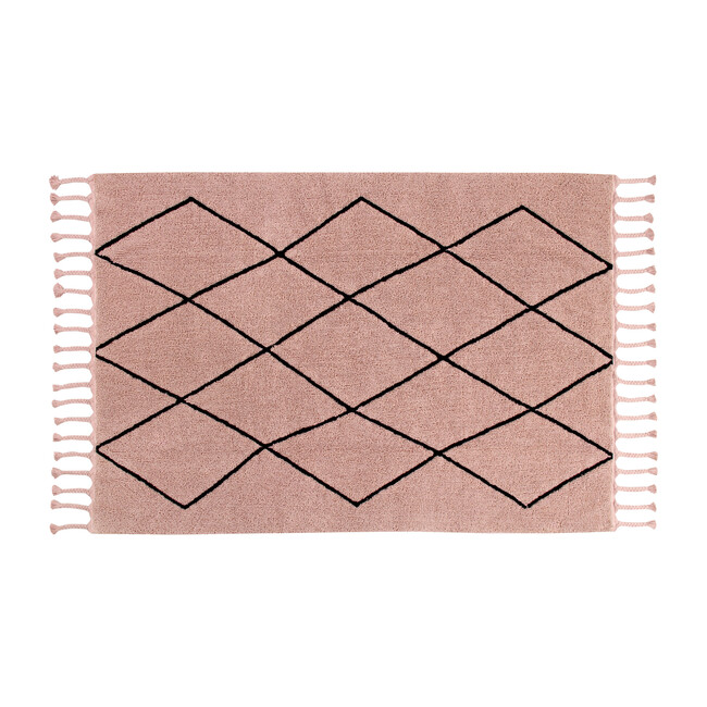 Bereber Washable Rug, Vintage Nude - Rugs - 1