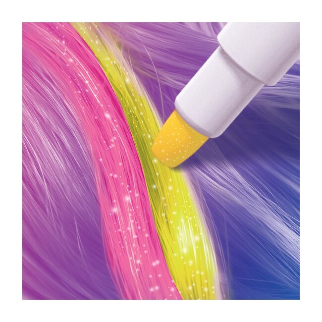 Hair Chalk Pastels & Barrettes Set