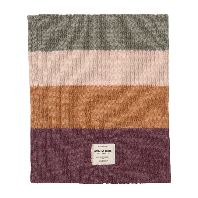 Goi Merino Wool Oeko-tex Neck Warmer in Italian Baruffa Yarn, Multi - Scarves - 1
