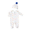Onesie and Pom Pom Hat, Ski Memories - Pajamas - 1 - thumbnail