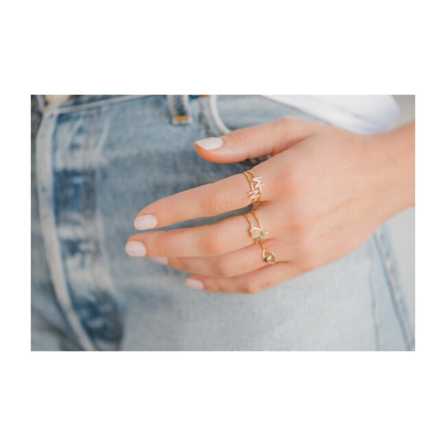 Diamond Initial Ring - Rings - 2