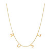 14k Gold Space Necklace - Necklaces - 1 - thumbnail