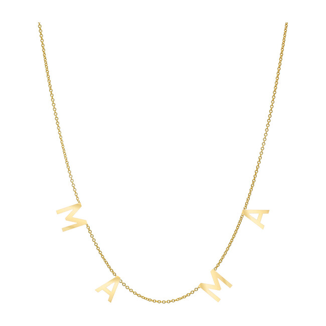 14k Gold Space Mama Necklace