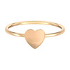 14k Gold Heart Ring - Rings - 1 - thumbnail