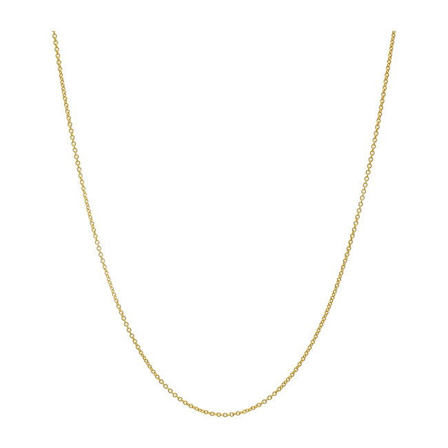 14k Gold Cable Link Chain Necklace