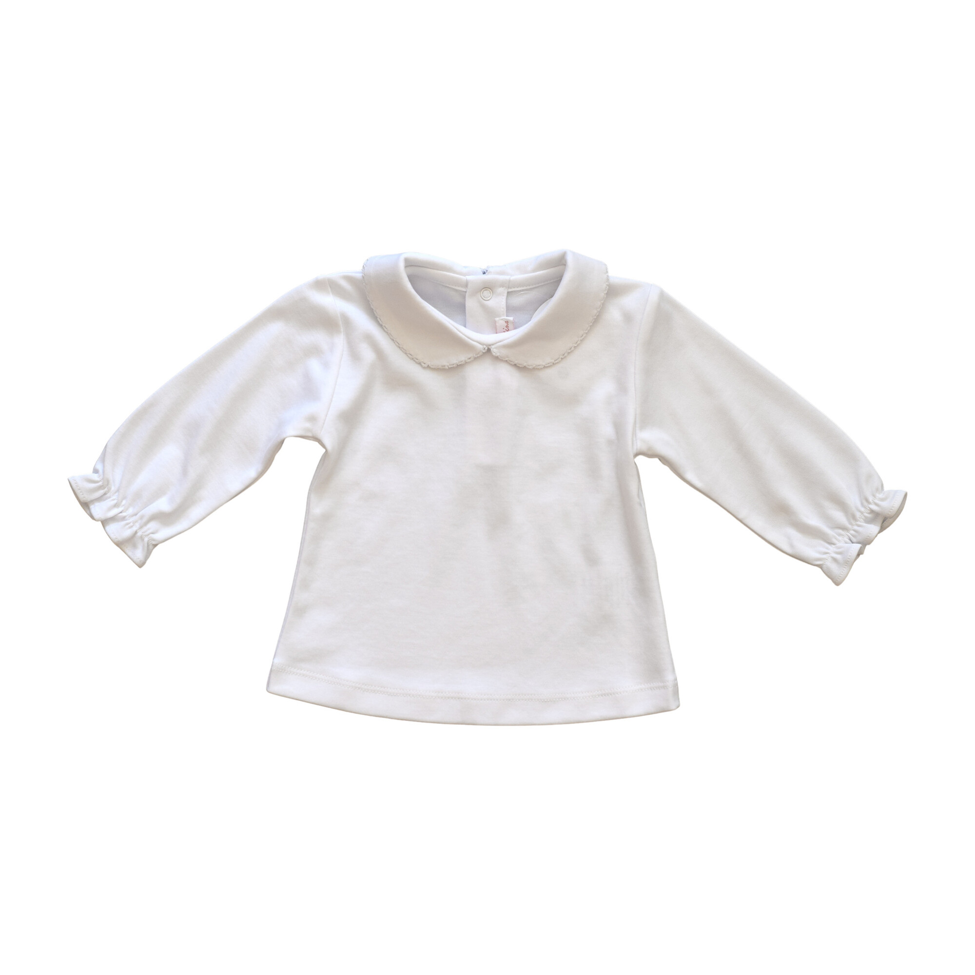 White Peter Pan Top - Baby Girl Clothing Tops - Maisonette