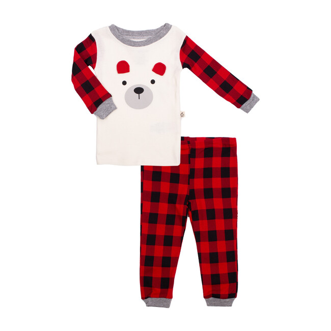 2 Piece Pajama Set, Buffalo Plaid
