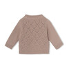 Laerke Merino Wool Cardigan, Muted Lilac - Cardigans - 4