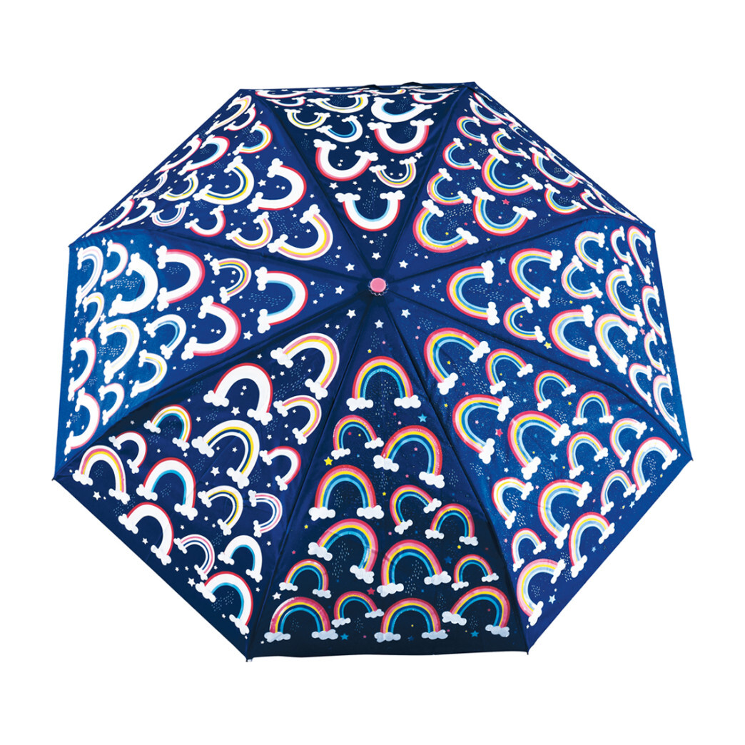 Big Kids Rainbow and Stars Color Changing Umbrella