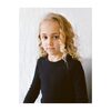 Dominique Long-Sleeve Crew, Black