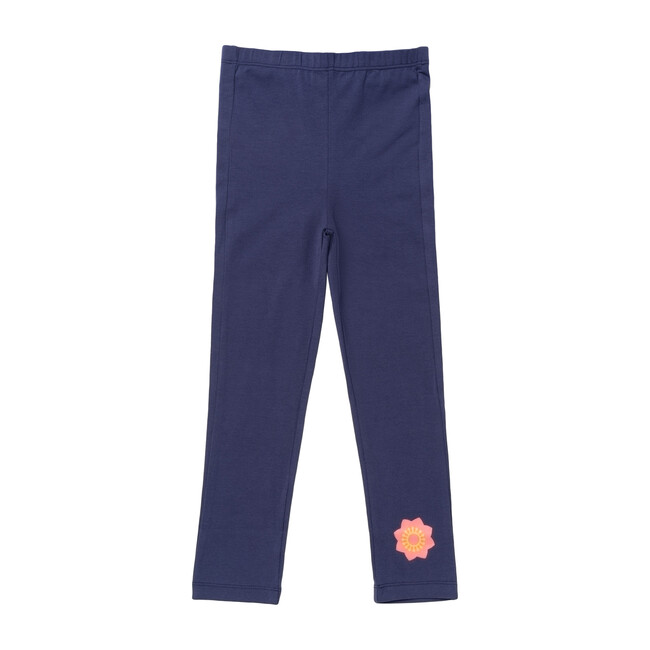 Organic Cotton Leggings, Navy