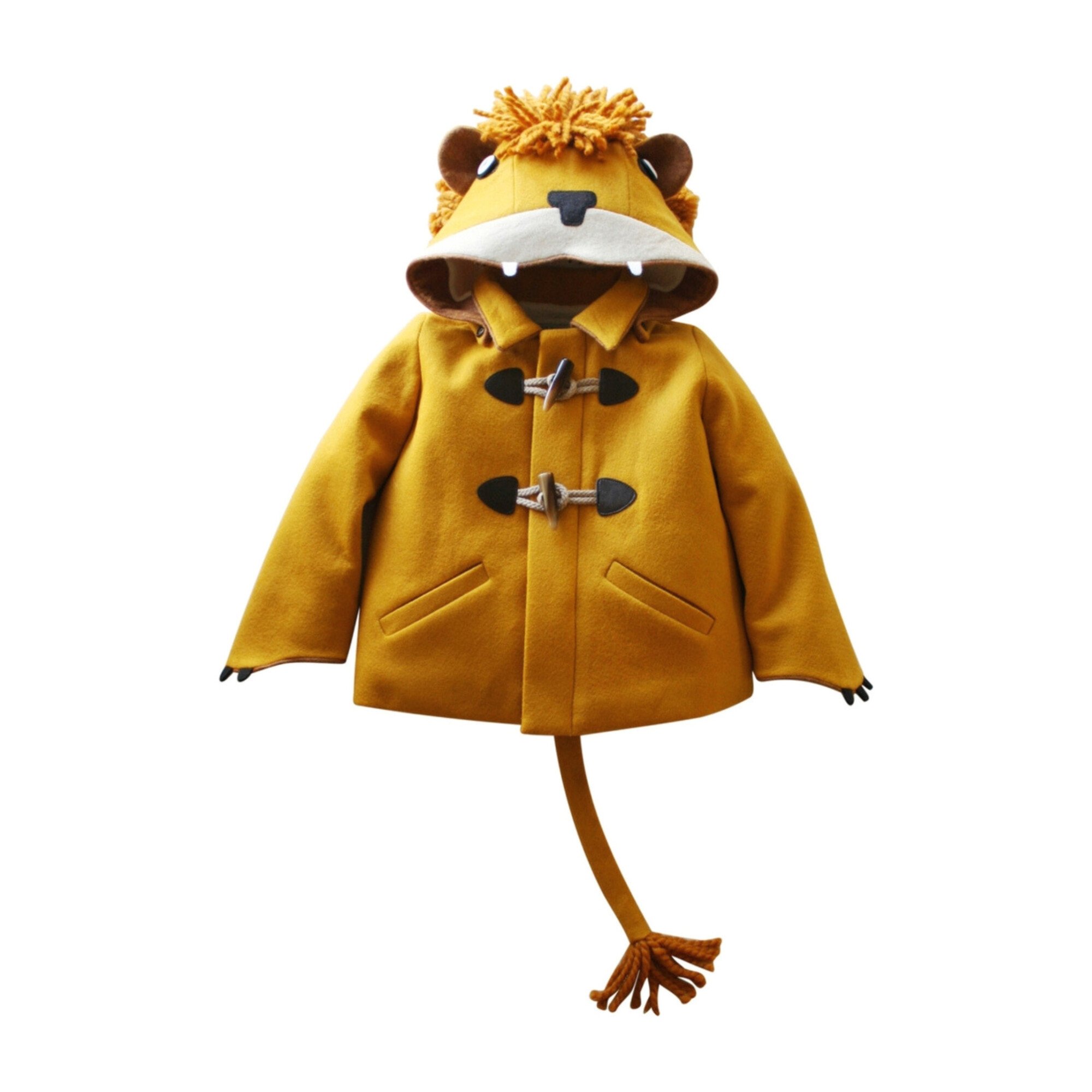Luxe Lion Coat, Golden Yellow