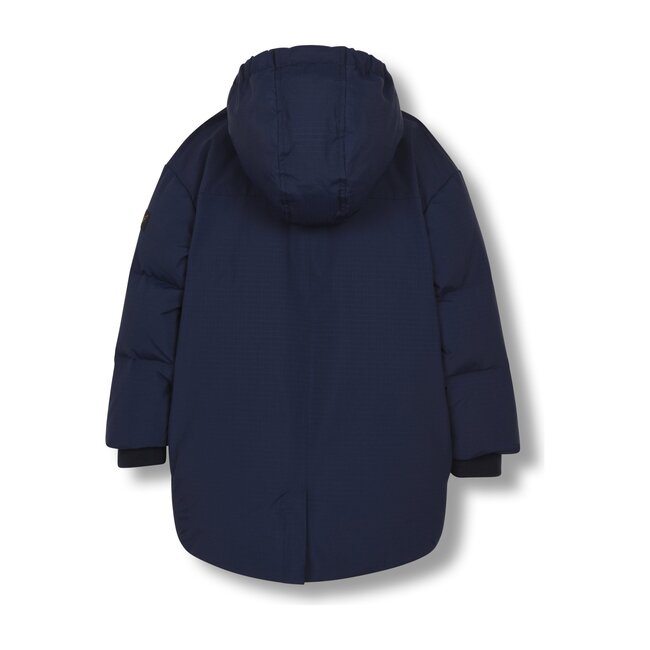 Snowdoll Oversized Down Parka, Sailor Blue - Puffers & Down Jackets - 2